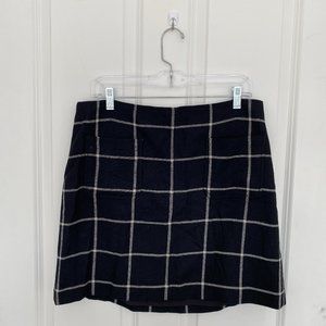 Madewell NWT Patch Pocket Skirt Black and White